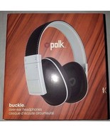 Polk Audio Buckle Headphones - Black/Silver - 3 button control, Micropho... - £119.12 GBP