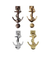 Ships Anchor Door Knocker With Rope Details Brass 6.3 Inches. Nautica De... - $84.79 CAD