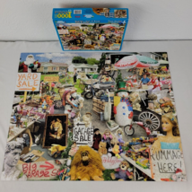 Yard Sale 1000 Pc White Mountain Puzzle Rummage Garage COMPLETE 2010 534S - $29.95