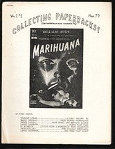 Collecting Paperbacks? #1 1979-1st issue-&quot;Marihuana&quot; by William Irish cover-I... - £102.15 GBP