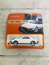 2021 Matchbox 1984 Toyota MR2 White Headlights Up Variation Toy Car Vehicle NEW - £7.78 GBP