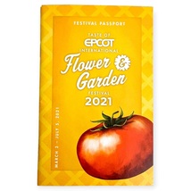2021 Epcot Flower and Garden Festival Passport - $2.90