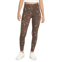NEW Nike Women&#39;s Sportswear Printed All Over Swoosh High-Waisted Leggings Size M - £27.66 GBP
