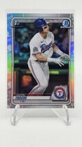 2020 Bowman Draft Chrome Refractor Justin Foscue Texas Rangers #BD-124 - $3.85