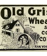 1904 Old Grist Mill Wheat Coffee Advertisement Beverage Farm Ephemera 4.... - $28.01 CAD
