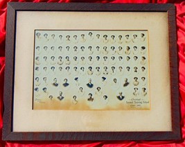 Original Framed Photo Cleveland,Ohio Normal Training School Grad Class 1910 - £90.26 GBP