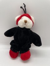 Vintage Ganz Wee Bear Village &quot;LUCKY&quot; Ladybug Plush Stuffed with Costume 5” - £4.63 GBP