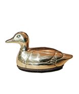 Vintage Solid Brass Duck Clothes Brush Lint Remover Paper Weight  - €12,60 EUR