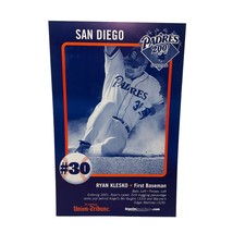 VTG Ryan Klesko Signon San Diego Padres Rally Game Sign 11&quot; x 17&quot; Ryno i... - £63.13 GBP