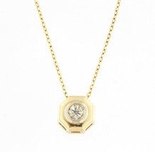 Diamond Unisex Necklace 14kt Yellow Gold 307955 - £648.75 GBP