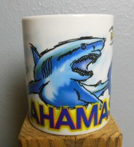 Bahamas Mug Big Hungry Shark 3.75&quot; - £11.62 GBP