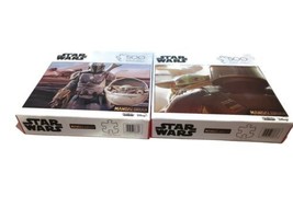 Star Wars Mandalorian Puzzles (Set of 2) Buffalo Disney Baby Yoda New NIB 500 Pc - £26.89 GBP