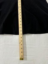 Investments Women's Black Rear Zipper A-Line Pull-On Skirt Size 6 Waist 29" image 7
