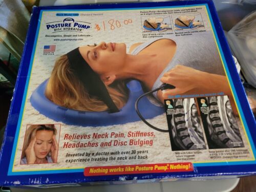 Posture Pump Pro Model 1000 Cervical Disc Hydrator Neck Exerciser Spine Trainer - $45.99