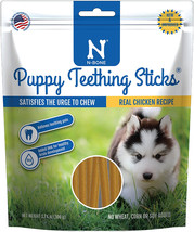 N-Bone Puppy Teething Treats Chicken Flavor 22.44 oz (6 x 3.74 oz) N-Bone Puppy  - £34.32 GBP