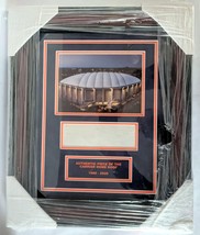 Syracuse Orange Carrier Dome Photo &amp; Piece of the Roof Steiner Certified... - $49.45