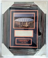 Syracuse Orange Carrier Dome Photo & Piece of the Roof Steiner Certified COA - £38.75 GBP