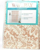 1 Count Waverly Donnington Blush Rod Pocket Valance 100% Cotton 52 In X ... - £19.17 GBP