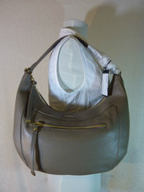 NWT Furla Daino Taupe Leather Ginevra Medium Hobo Bag $448 - Pretty! - £297.50 GBP