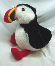 Petting Zoo Very Soft Puffin Bird 9&quot; Plush Stuffed Animal Toy 2015 - £15.77 GBP