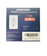 Electeck 10 Pack GFCI Outlet - $1,823.76 MXN