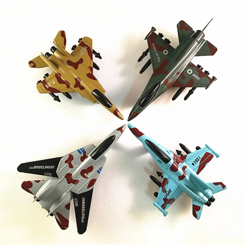 Alloy Aircraft model kids toys Military fighter Model Toy Lifelike Warpl... - $10.76