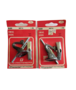 Lot of 2 New Vintage NOS VSI Fasteners Black Swag Hook 96712 Made in Jap... - $230.68 MXN