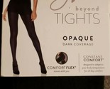 HANES BEYOND BRAND TIGHTS ~ BLACK ~ OPAQUE DARK COVER~WOMEN&#39;S SIZE SMALL... - £11.95 GBP