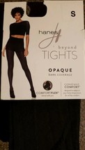 HANES BEYOND BRAND TIGHTS ~ BLACK ~ OPAQUE DARK COVER~WOMEN&#39;S SIZE SMALL... - $284.23 MXN