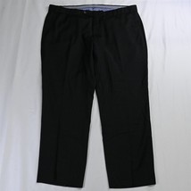 Ballin 40 x 28 Black Comfort Eze Flat Front Wool Dress Pants - £21.37 GBP