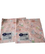 Vintage Easter Gift Wrap Wrapping Paper Ambassador Bunnies Rabbits Lot of 2 - £15.40 GBP