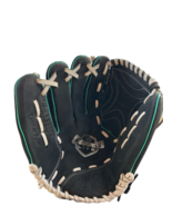 Rawlings Champion Lite Leather palm Black Teal CL115BMT 11.5 Softball Gl... - $33.60 CAD