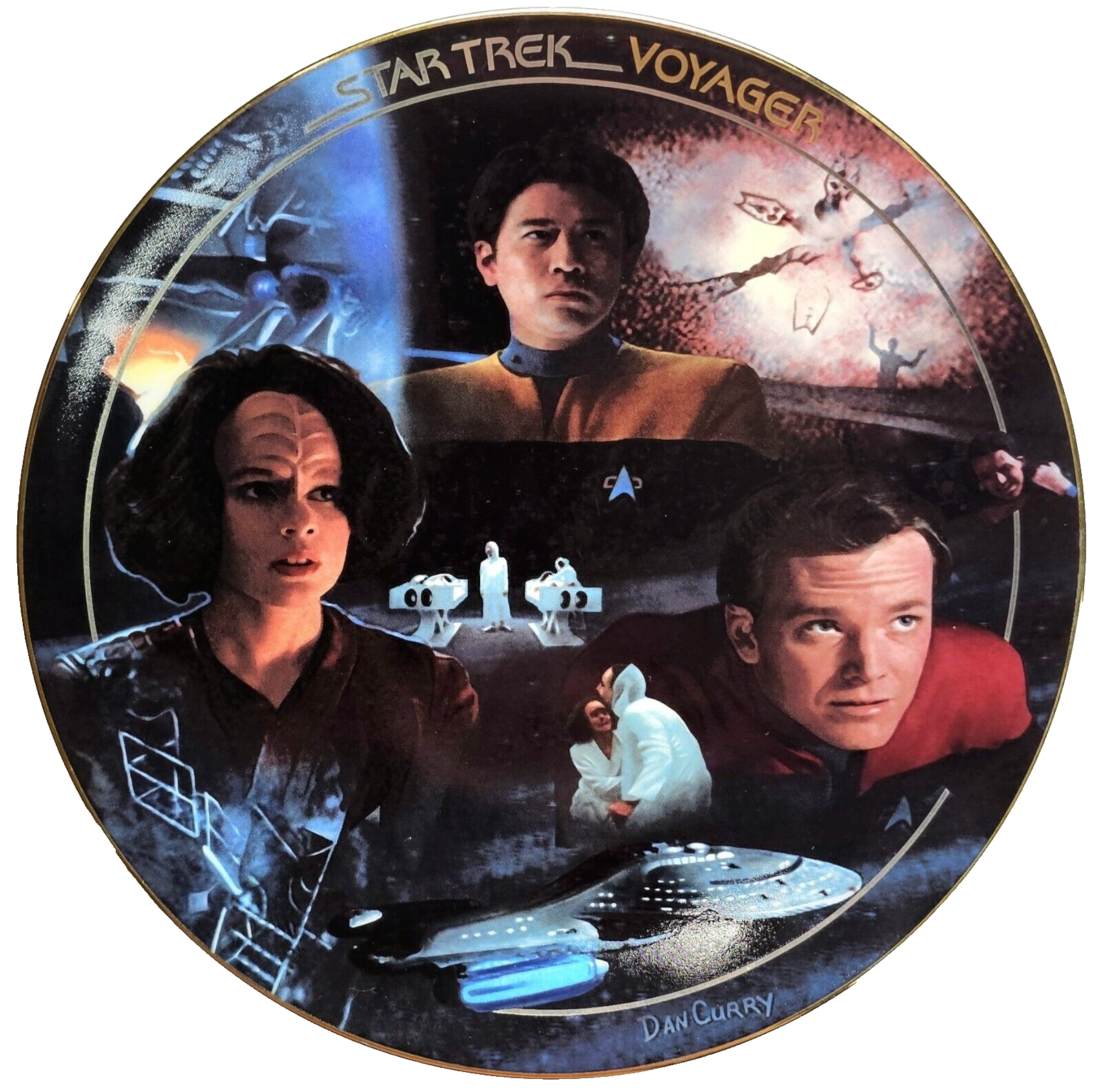 Primary image for Bonds of Friendship Star Trek Voyager Episodes Hamilton Plate by Dan Curry 1996