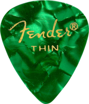 Fender 351 Premium Celluloid Guitar Picks - GREEN MOTO, THIN 144-Pack (1... - £20.43 GBP