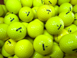 4 Dozen Yellow Nitro Near Mint AAAA Used Golf Balls - $33.81