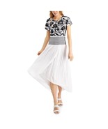 INC Womens XL Bright White Smocked Waist Tulip Hem Dress or Maxi Skirt N... - €37,83 EUR