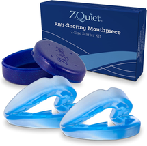 Zquiet, Anti-Snoring Mouthpiece, Starter Pack with 2 Sizes, Living Hinge &amp; Open  - £81.63 GBP