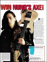 Extreme Nuno Bettencourt Washburn N4 guitar 1991 contest entry form ad print - £3.31 GBP