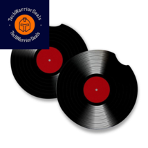 Vinyl Record 45 LP | Car Coasters for Drinks Set of 2 | Perfect Multicolor  - £14.34 GBP