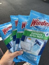 Windex Outdoor Refill Pads for Cleaning Glass, Windows &amp; More 4 Packs TOTAL - £50.63 GBP