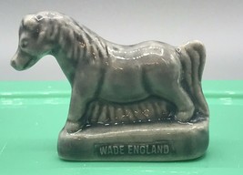 Red Rose Tea Wade Of England Ceramic Figurine Gray HORSE/PONY Miniature Whimsies - £5.11 GBP