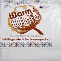 Warm &amp; White Batting Pre-Cut Size, Twin - $47.95