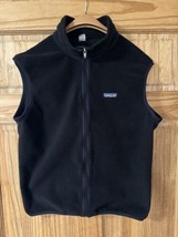 Vintage Patagonia Synchilla Fleece Vest PEF Black Mens Large Excellent Made USA - $62.32