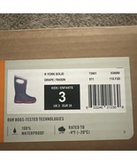 Bogs Outdoor Boots Kids York Solid Waterproof Insulated 72601 Purple Pin... - $81.94 CAD