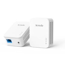 Tenda AV1000 Powerline Adapter Kit with Gigabit Ports, WiFi Powerline Ex... - £67.14 GBP