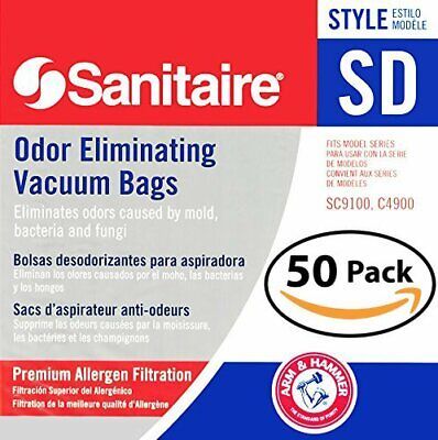 Electrolux Sanitaire SD Odor 50 Pack. OEM Professional Quality Long Life Filters - $83.34