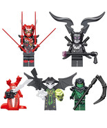 5Pcs Ninjago Minifigures Omega Morro Mr.E Mini Building Block Figure Toys - $18.39