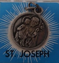 Religieux Médaillon St.Joseph Fabriqué En France - £28.55 GBP