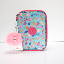 Kipling 100 Pens Case Pencil Accessory AC7252 Polyester Seashell Bright ... - £39.03 GBP