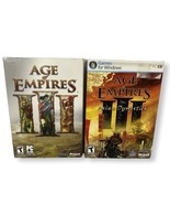 Lot of 2 - Age of Empires 3 &amp; Asian Dynasties Expansion - PC Games For W... - £19.02 GBP